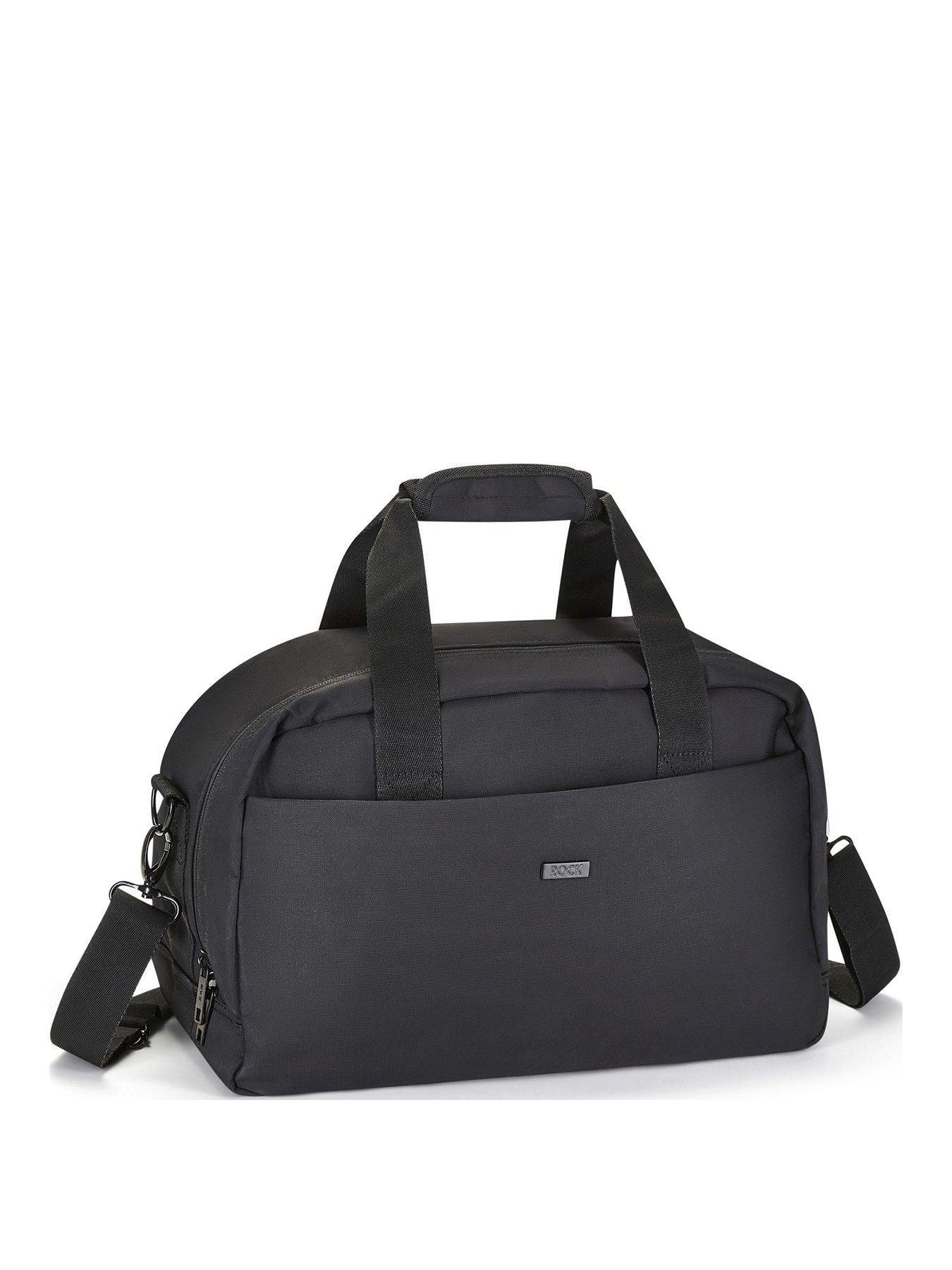Image 1 of 5 of Rock Luggage Platinum Black Underseat Holdall