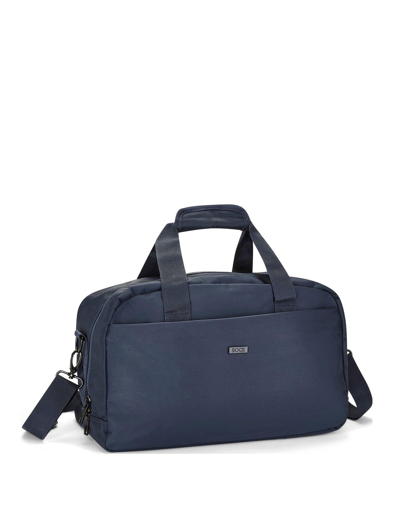Image 1 of 5 of Rock Luggage Platinum Navy Underseat Holdall