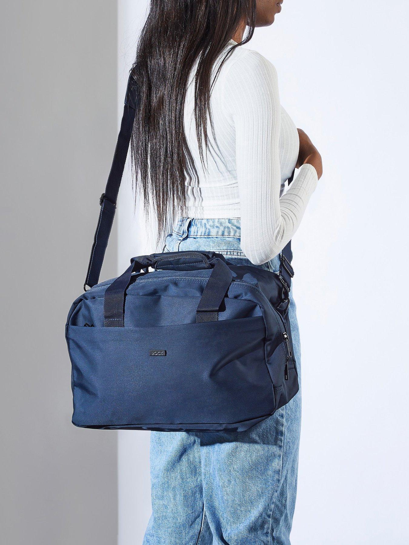Image 3 of 5 of Rock Luggage Platinum Navy Underseat Holdall