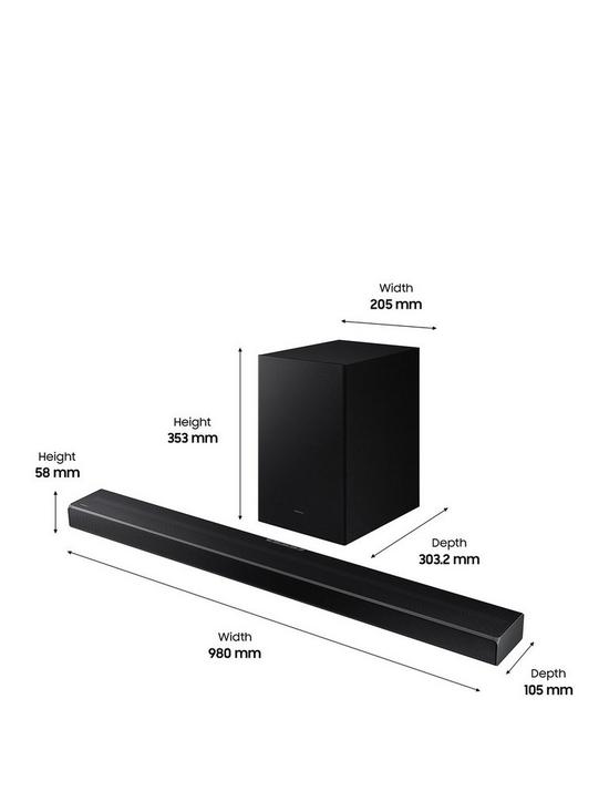 stillFront image of samsung-hw-q600anbsp312ch-dolby-atmos-dtsx-q-symphony-soundbar-with-wireless-subwoofer-acoustic-beam-hdmi-bluetooth-adaptive-sound-amp-game-pro-mode-tap-sound