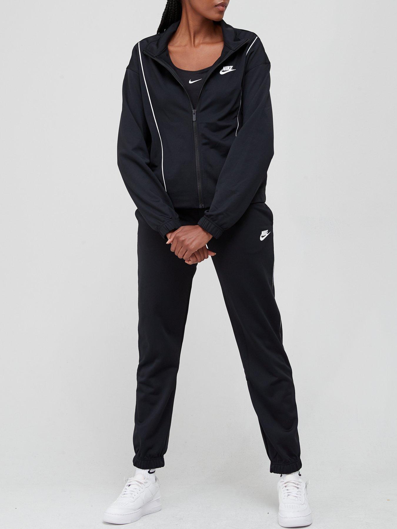 All black hot sale tracksuit womens