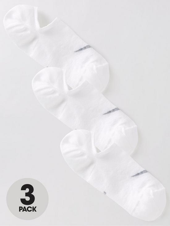 front image of nike-3-pack-ofnbspeveryday-plus-lightweight-training-socks-white