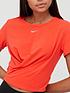  image of nike-the-one-dri-fit-luxe-crop-top-red