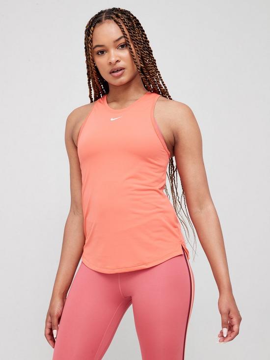 front image of nike-the-one-dri-fitnbsptank-top-ember