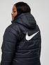  image of nike-nsw-classic-hooded-parka-curve-black