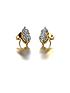  image of moissanite-9ct-gold-090ct-total-two-stone-earrings