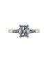  image of moissanite-9ct-white-gold-170ct-eq-radiant-cut-solitaire-ring-with-tapered-baguette-shoulders