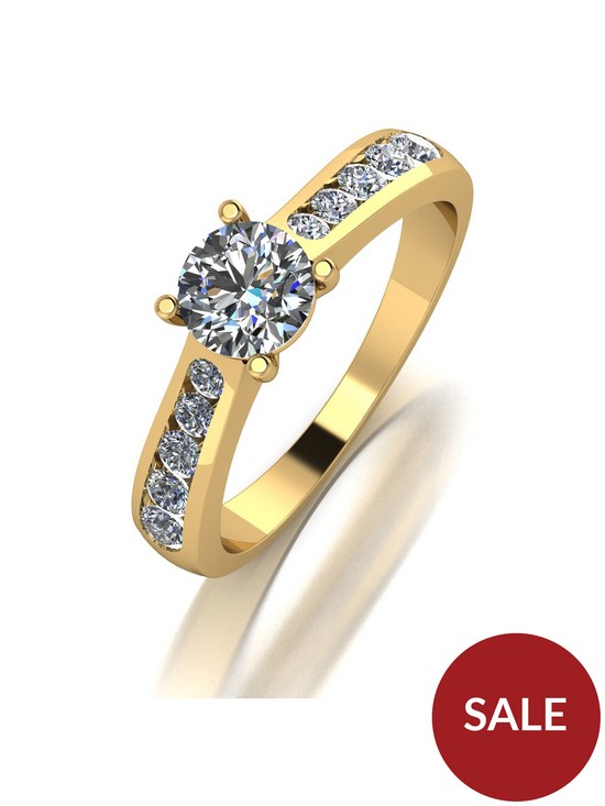front image of moissanite-9ct-gold-100ct-total-moissanite-solitaire-ring