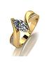  image of moissanite-9ct-gold-120ct-eq-marq-cut-solitaire-ring