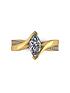  image of moissanite-9ct-gold-120ct-eq-marq-cut-solitaire-ring