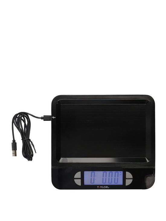 front image of taylor-pro-digital-usb-kitchen-scale