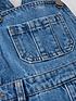  image of mini-v-by-very-denim-dungareenbsp--mid-blue-wash