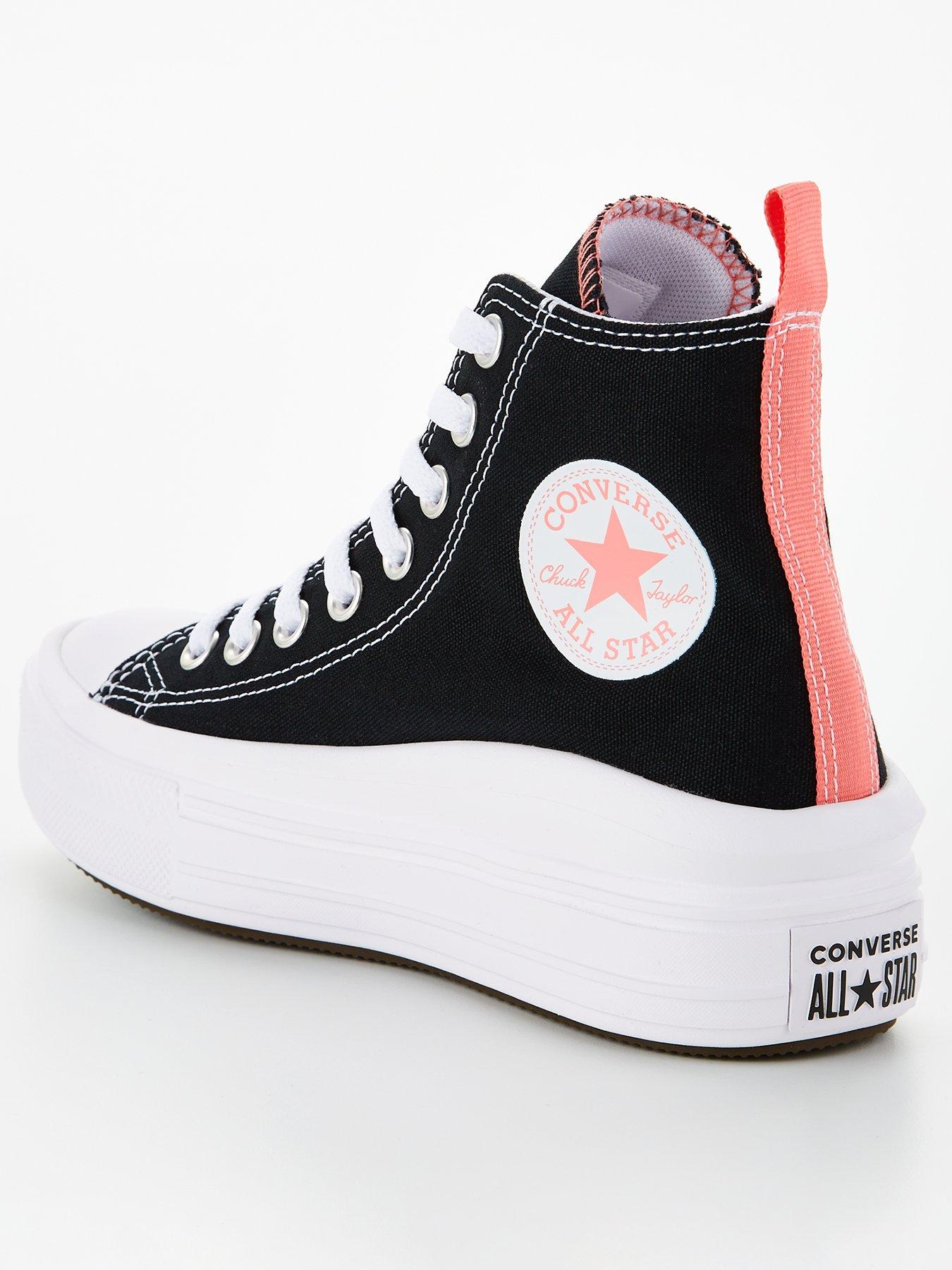 Image 2 of 5 of Converse Junior Chuck Taylor All Star Hi Top Trainers - Black/White