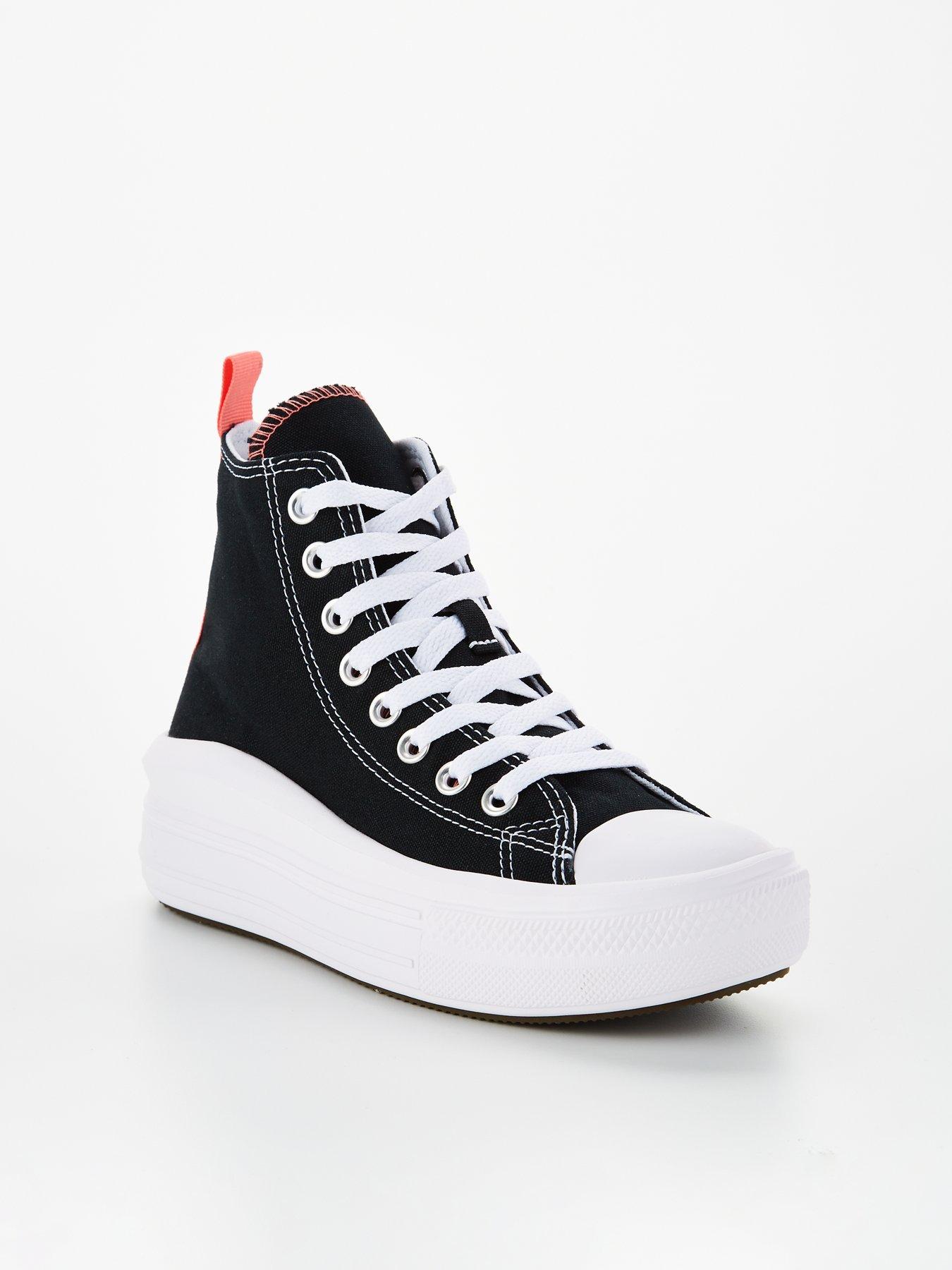 Image 5 of 5 of Converse Junior Chuck Taylor All Star Hi Top Trainers - Black/White