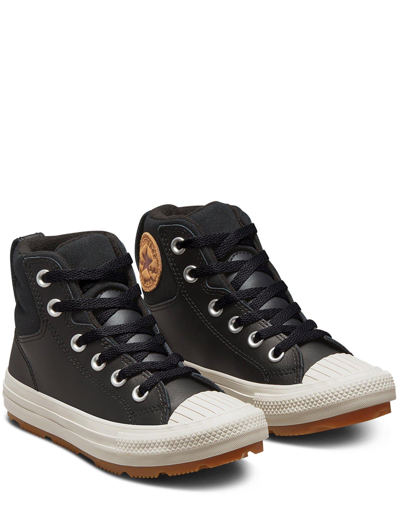  image of converse-chuck-taylor-all-star-berkshire-boot-hi-childrens-trainer-black