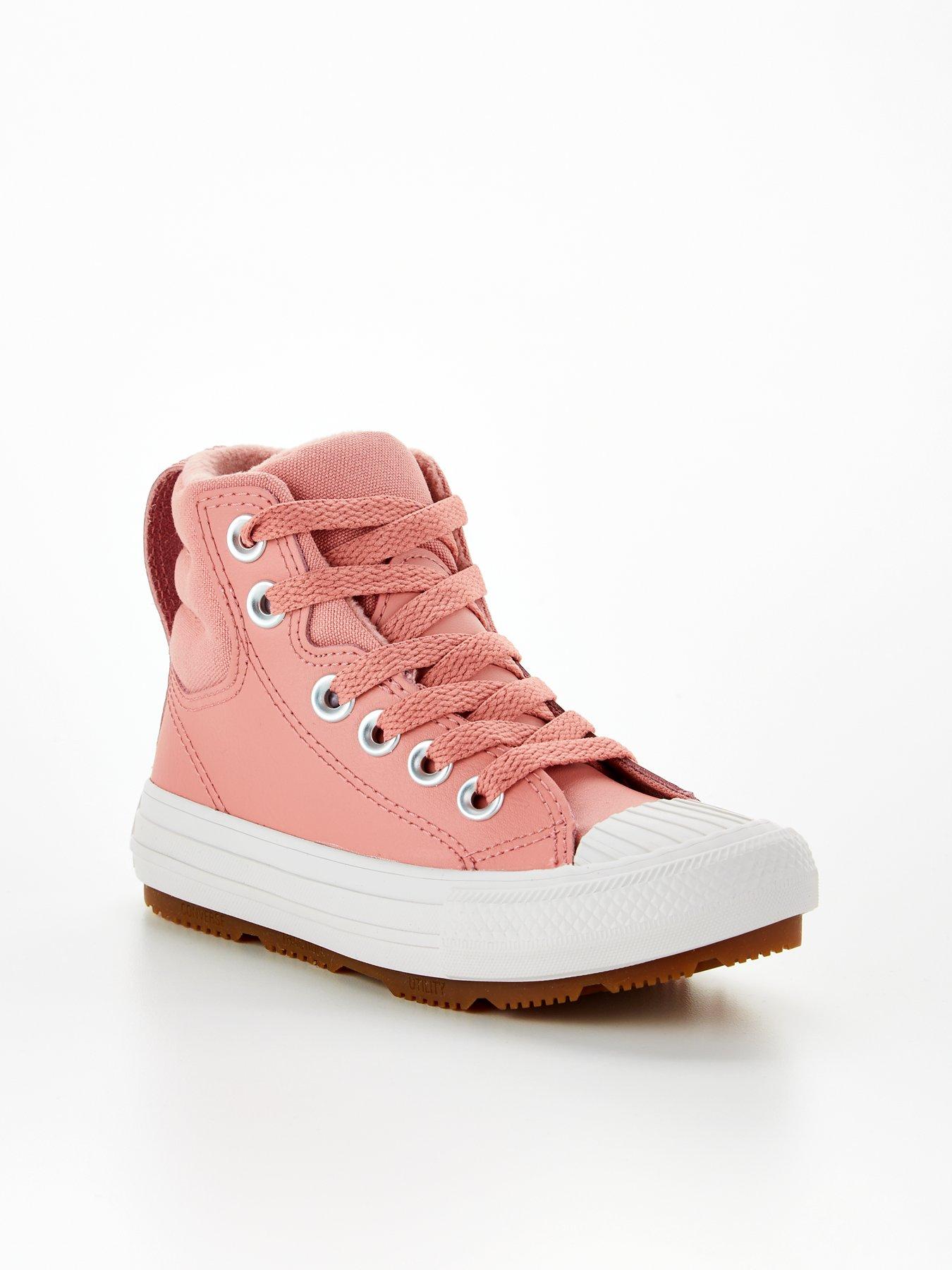  image of converse-chuck-taylor-all-star-berkshire-boot-hi-childrens-trainer-pinkwhitenbsp