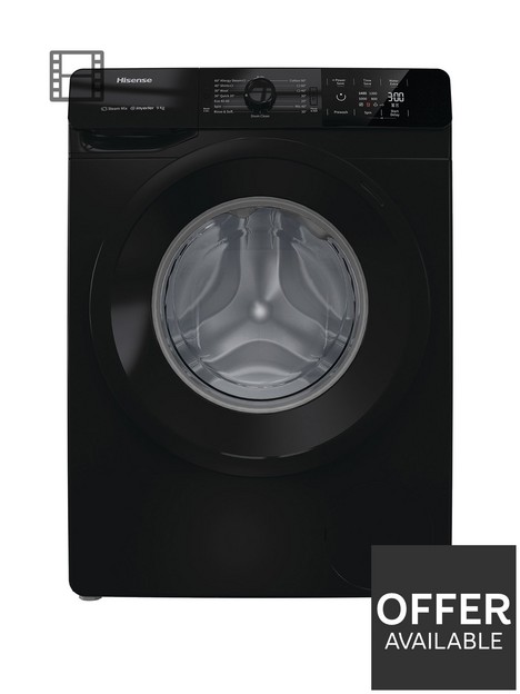 hisense-wfge90141vmb-9kg-load-1400-spin-washing-machinenbsp--black