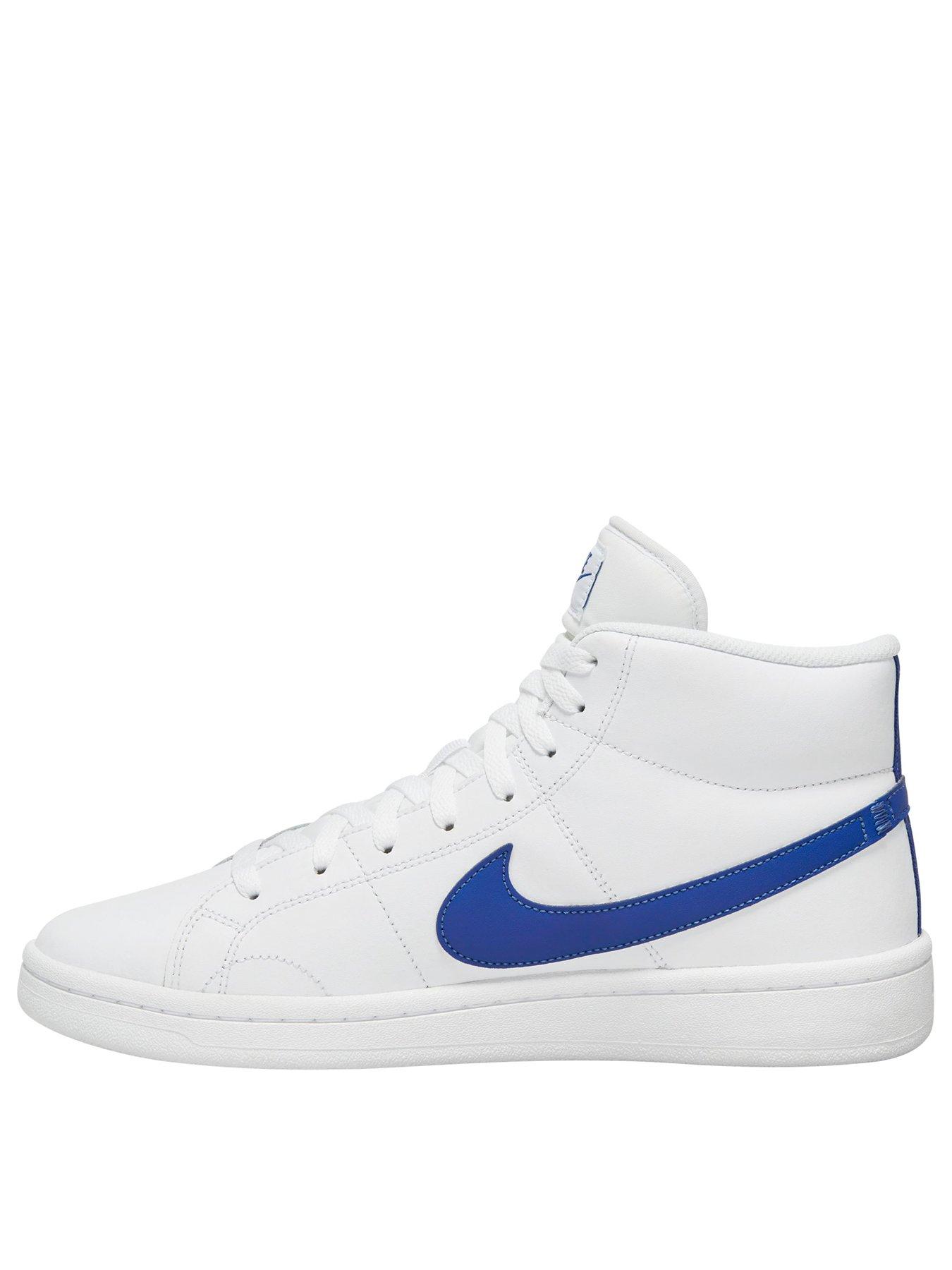 Nike Court Royale 2 Mid White/Blue littlewoods com