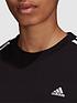  image of adidas-hyperglamnbspbadge-of-sport-cropped-t-shirt-black