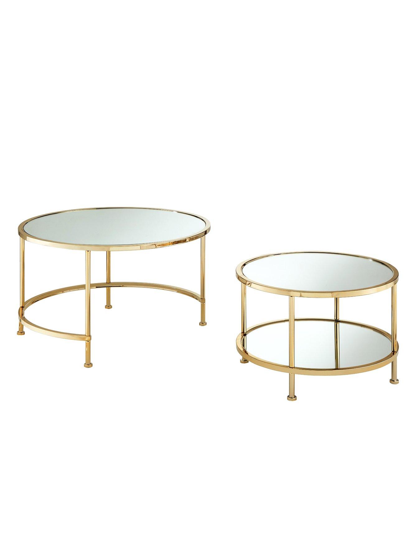 Image 4 of 5 of Very Home Aruba New Coffee Nest of Tables
