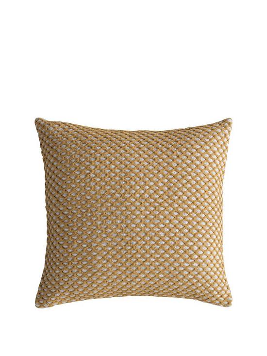 front image of gallery-bolivia-cushion-ochre