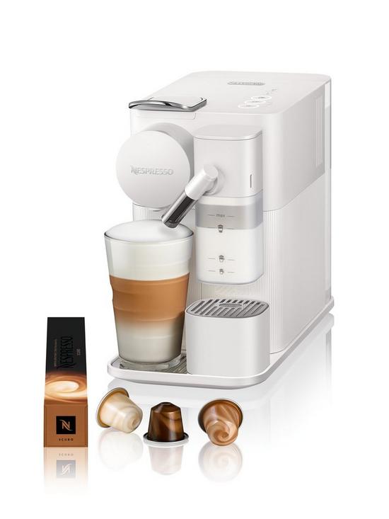 stillFront image of nespresso-lattissima-one-coffee-machine-by-delonghi-en510w-whitenbsp