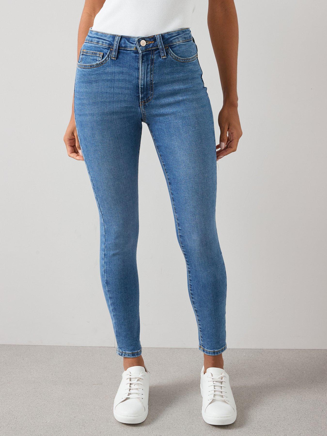 Image 1 of 7 of The Very Collection Florence High Rise Skinny Jean - Mid Wash