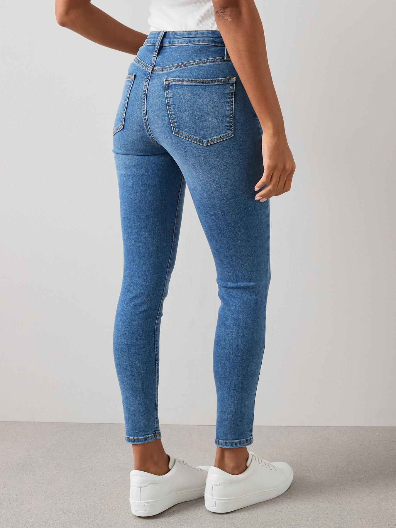 Image 2 of 7 of The Very Collection Florence High Rise Skinny Jean - Mid Wash