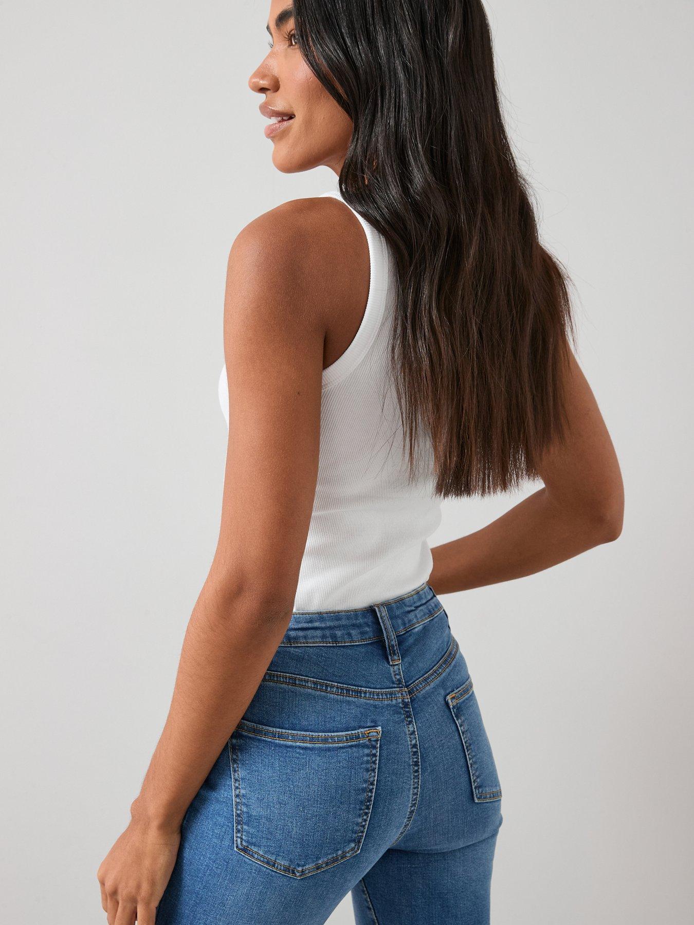 Image 5 of 7 of The Very Collection Florence High Rise Skinny Jean - Mid Wash