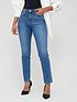  image of everyday-tall-isabelle-high-rise-slim-leg-jean-mid-wash