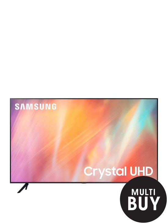 front image of samsung-ue50au7100kxxu-50-inch-4k-ultra-hd-hdr-smart-tv