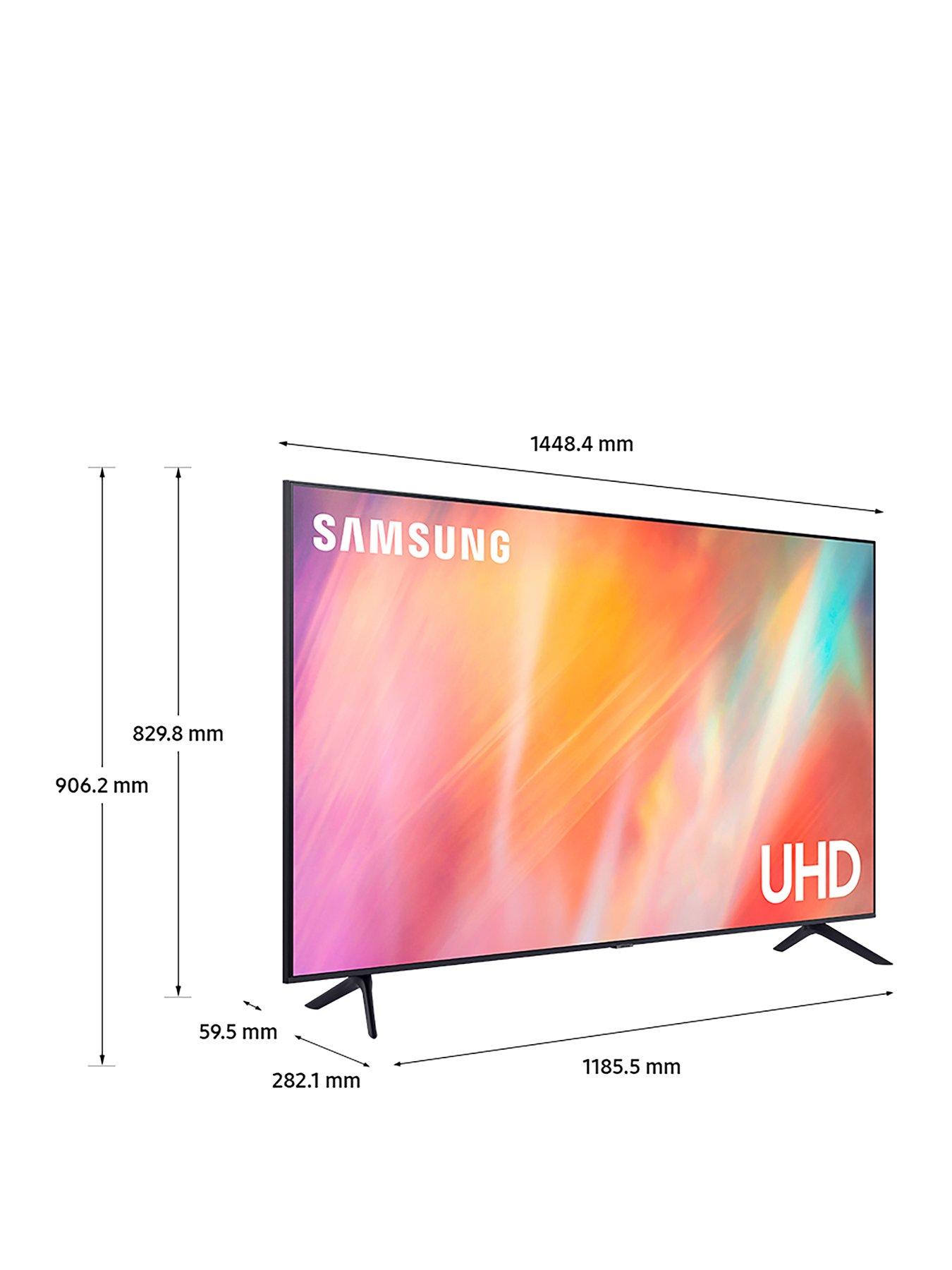 Samsung UE65AU7100KXXU, 65 inch, 4K Ultra HD HDR, Smart TV