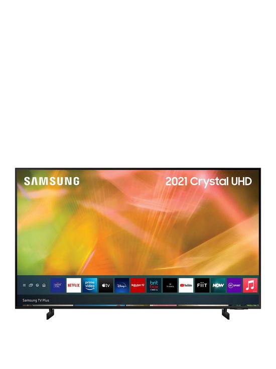 front image of samsung-2021-43nbspinch-au8000-crystal-uhd-4k-hdr-smart-tv-black
