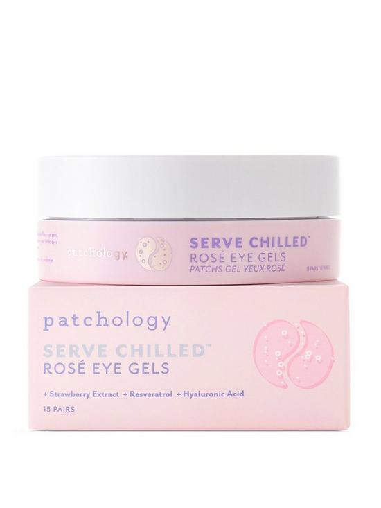 front image of patchology-serve-chilled-roseacute-eye-gels-15-pair-jar