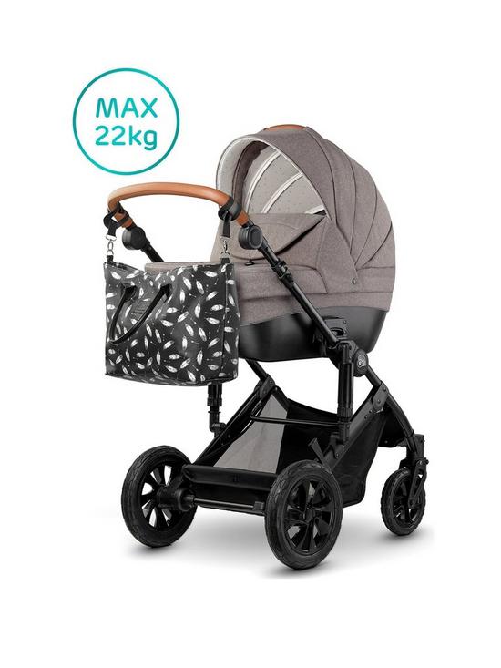 stillFront image of kinderkraft-stroller-prime-2020-3-in-1-travel-system-amp-accessories-beige