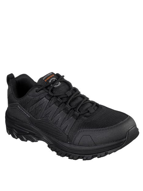 skechers-work-fannter-lace-up-shoes-black