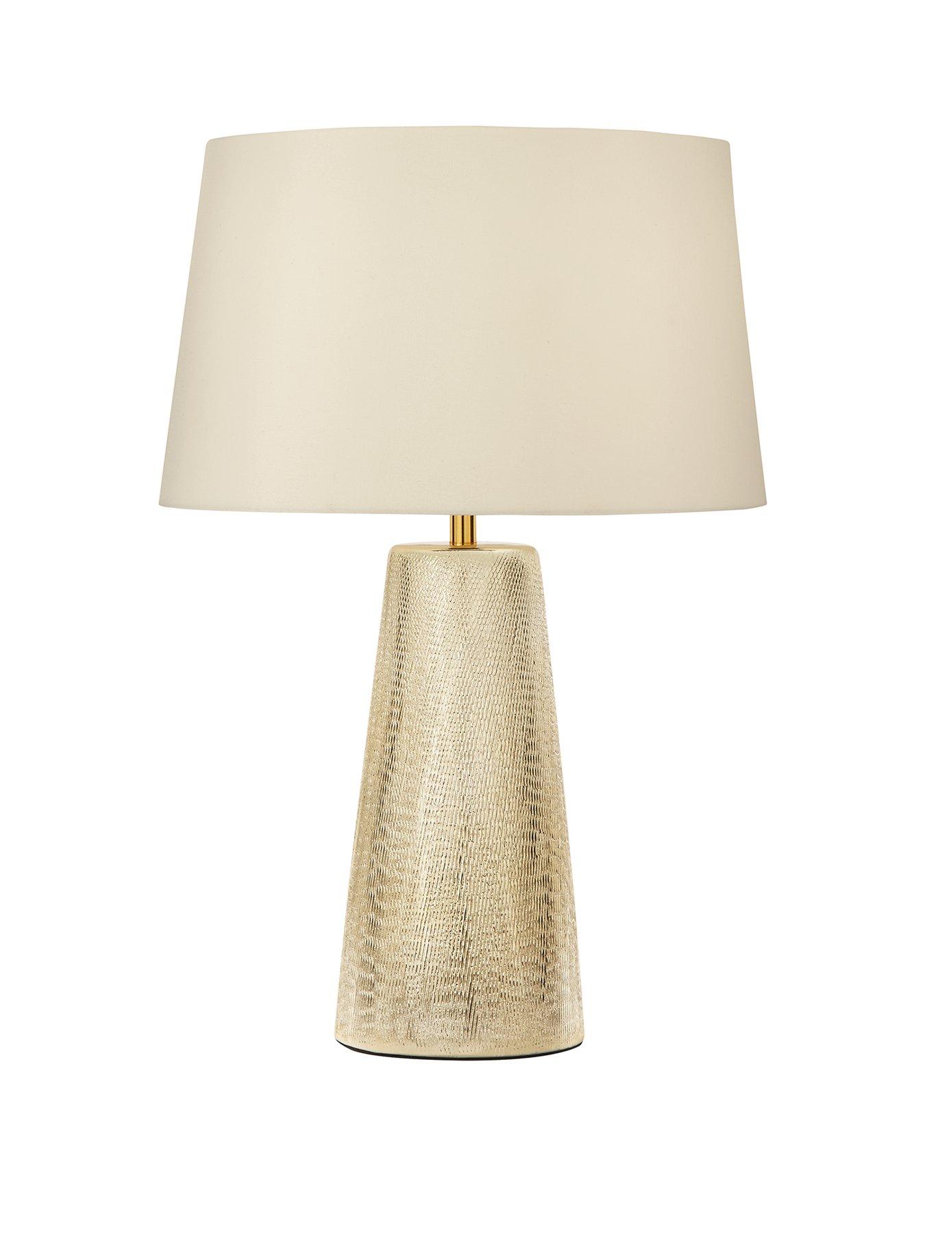 Michelle Keegan Home Michelle Keegan Textured Ceramic Table Lamp ...