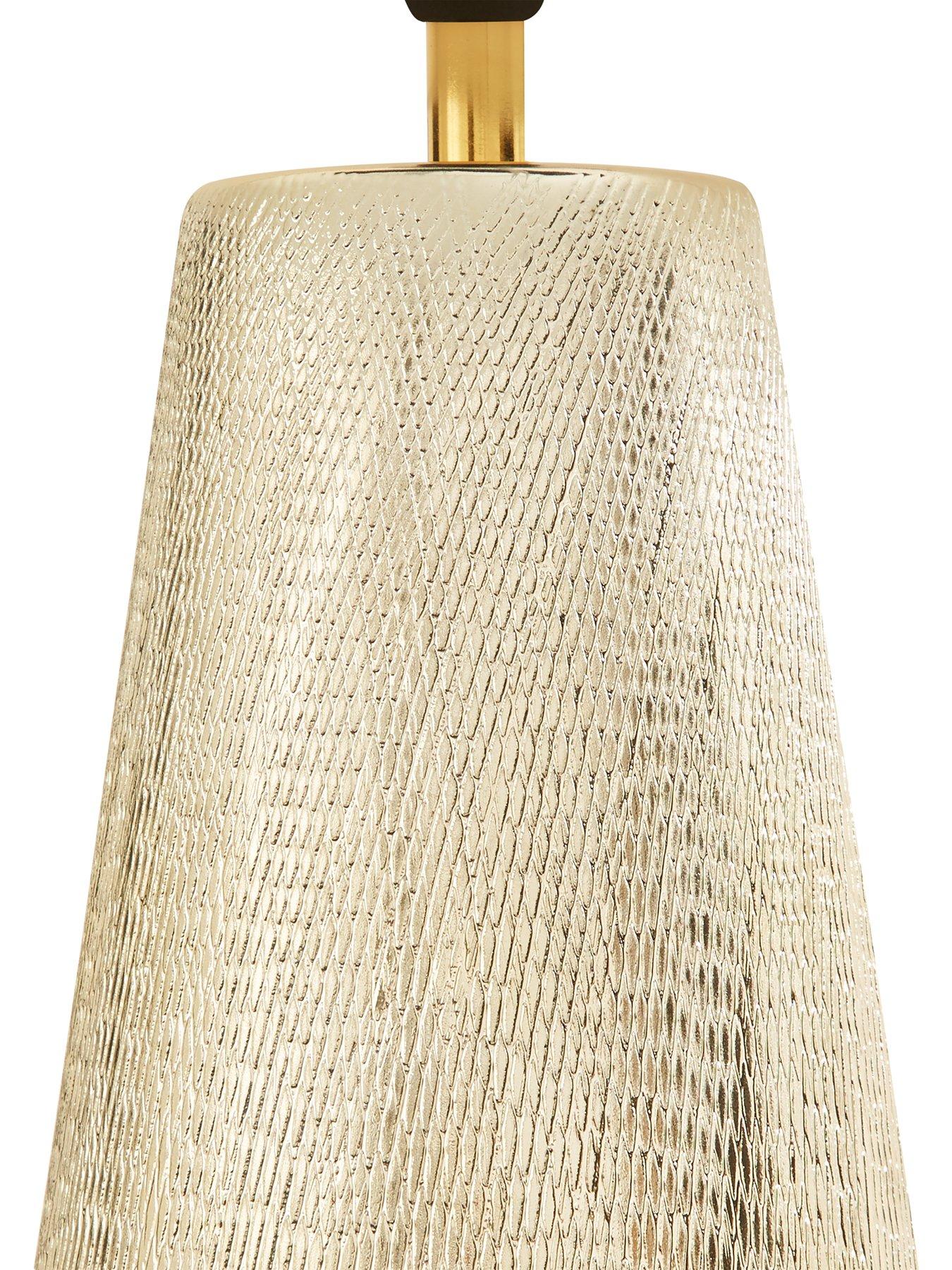  image of michelle-keegan-home-textured-ceramic-table-lamp