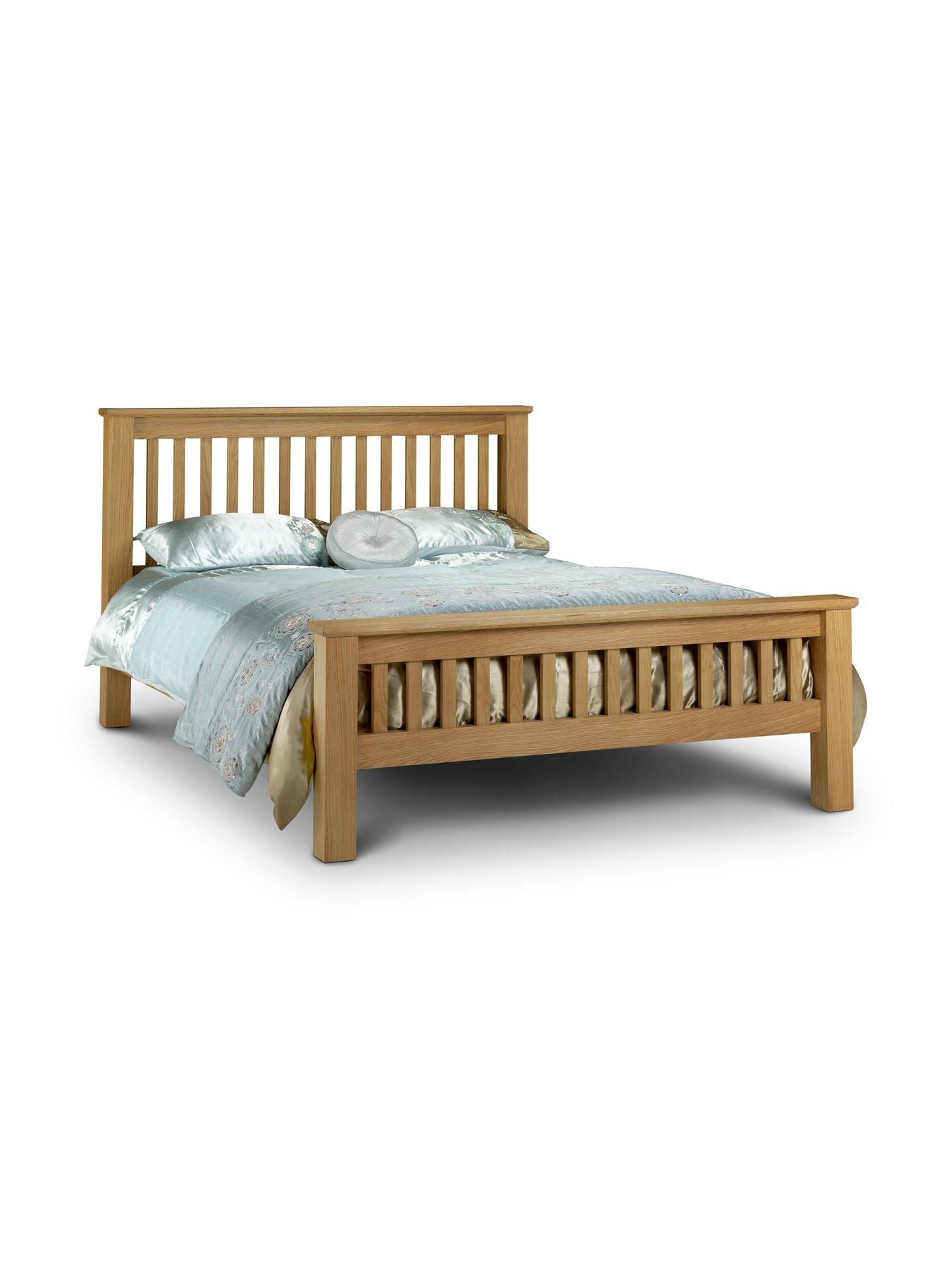 Julian Bowen Amsterdam Oak Super King Bed Frame