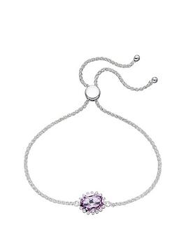 the-love-silver-collection-sterling-silver-pink-amethyst-toggle-bracelet