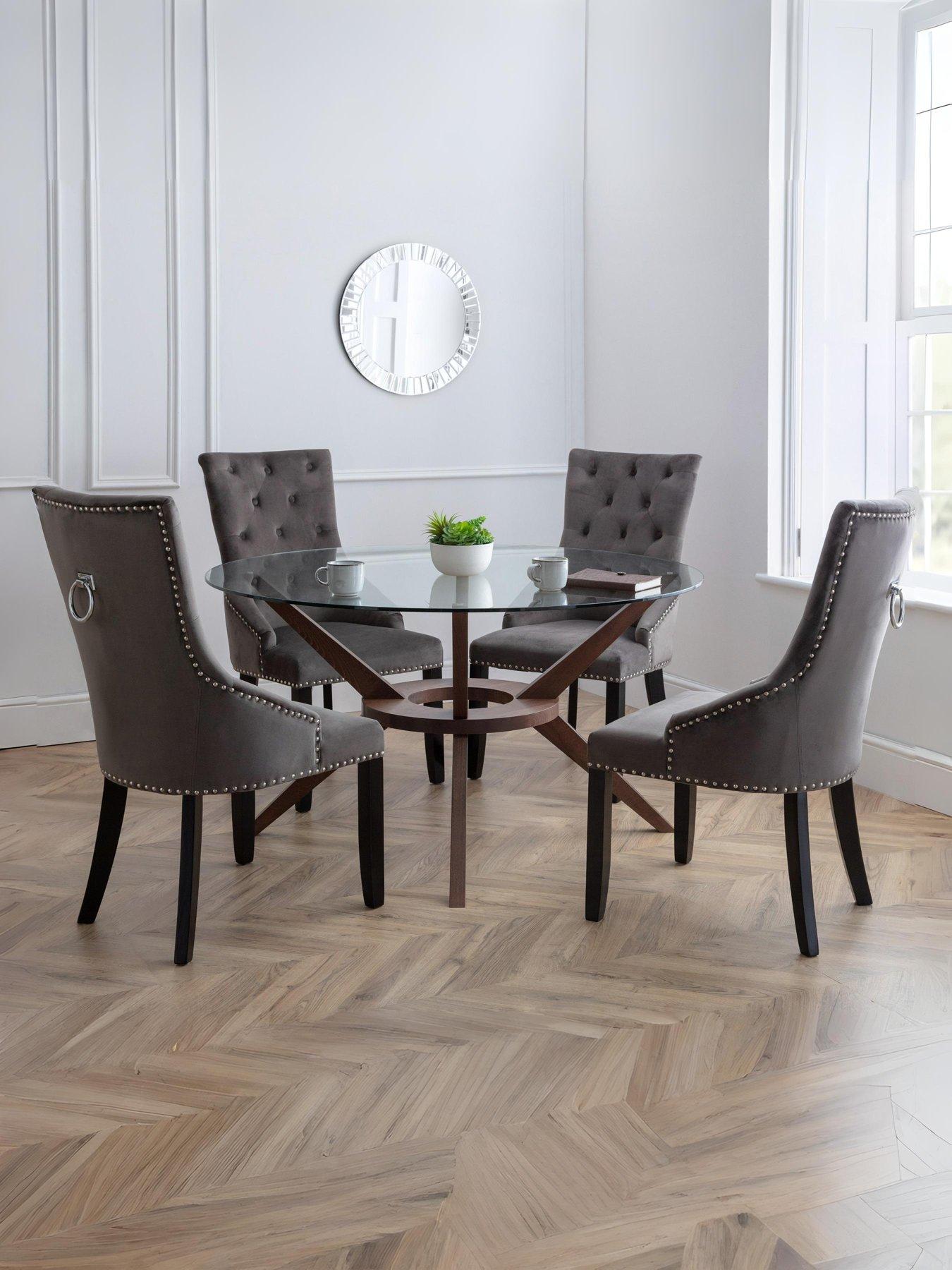 undefined Chelsea Large 140cm Dining Table + 4 Veneto Chairs