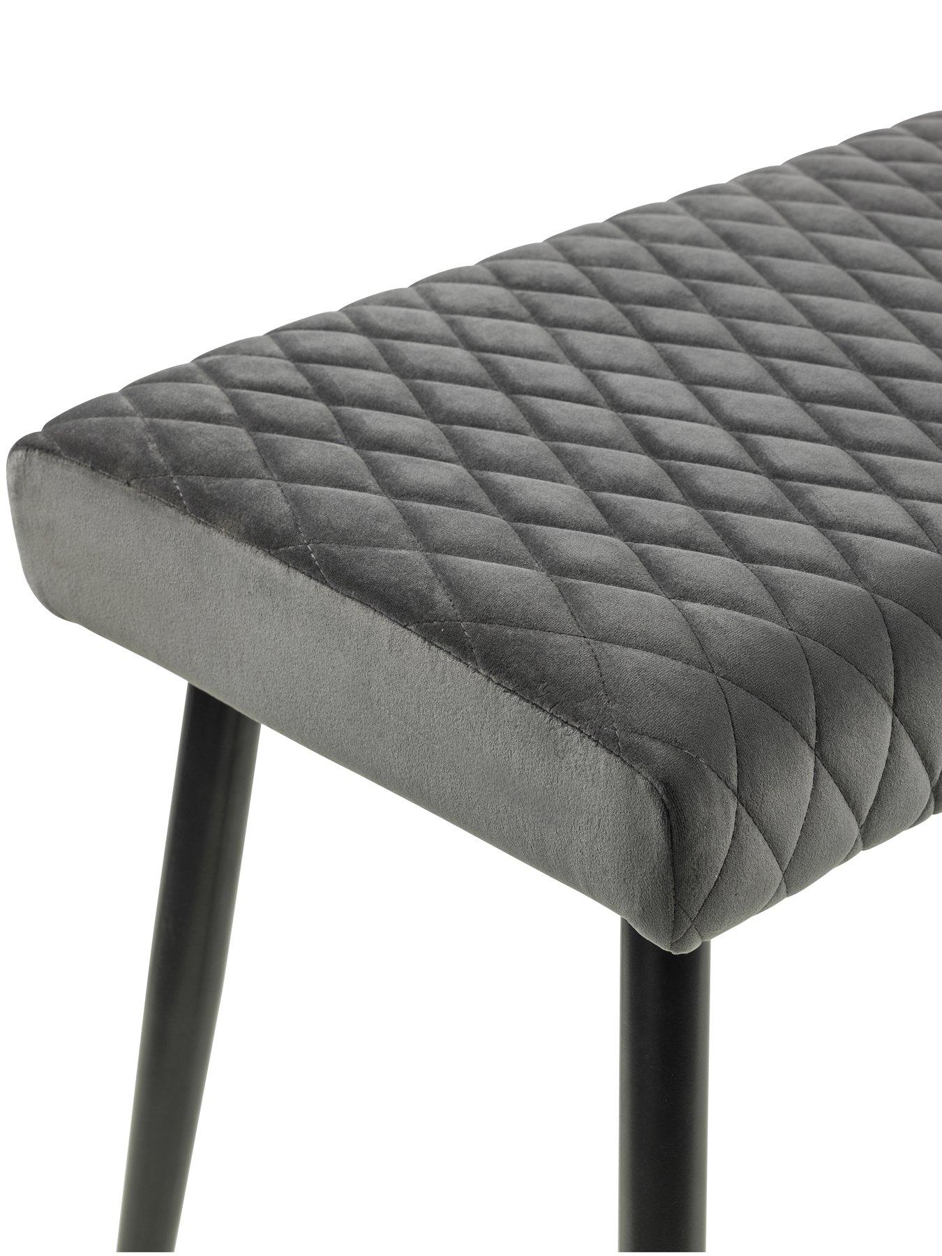 Image 4 of 5 of Julian Bowen Luxe Low Bench - Grey