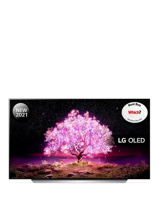 front image of lg-oled65c14lb-65-inch-oled-4k-ultra-hd-hdr-smart-tv-black