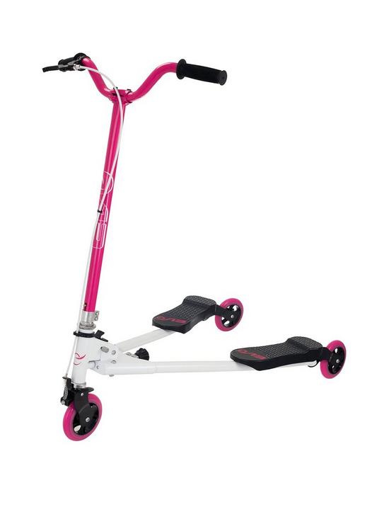 front image of evo-v-flex-scooter-pink