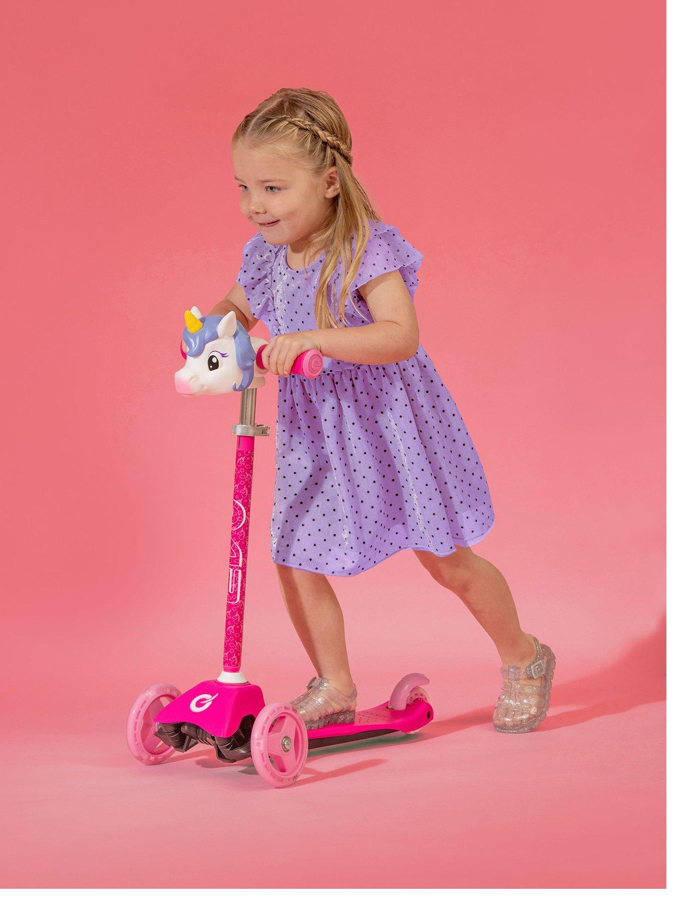 Image 1 of 7 of EVO Unicorn Light Up Mini Tri-Scooter