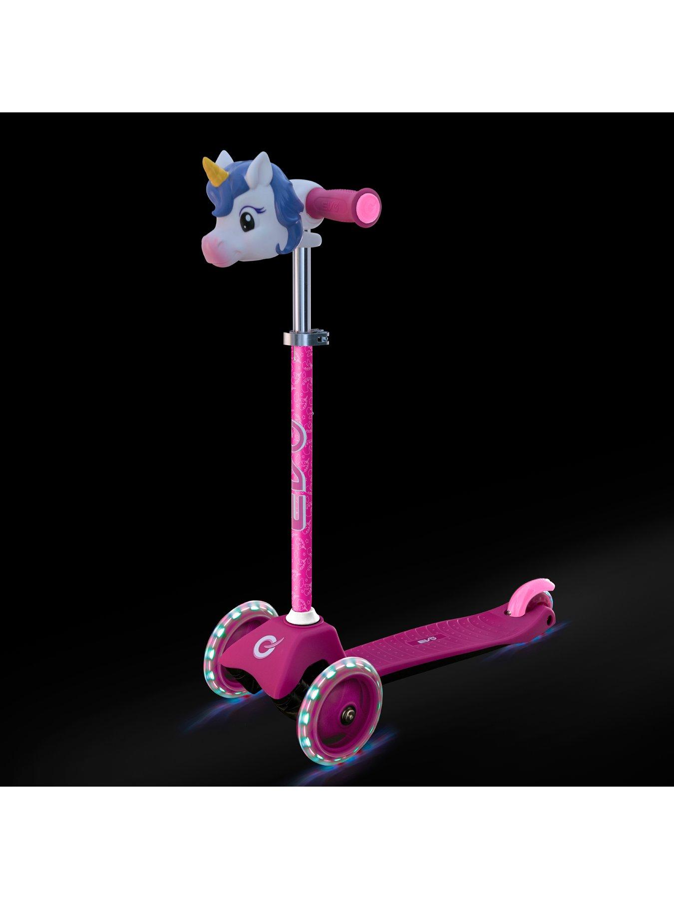 Image 2 of 7 of EVO Unicorn Light Up Mini Tri-Scooter