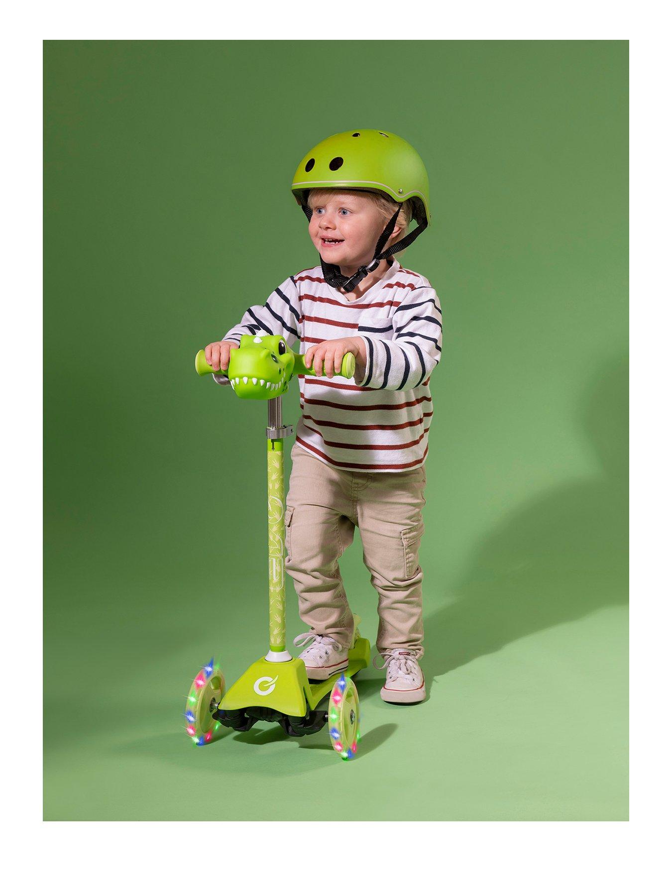 EVO Dino Light Up Mini Cruiser 3 Wheel Scooter