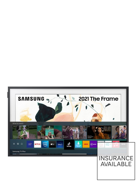 front image of samsung-the-frame-art-mode-65-inch-qled-4k-hdr-smart-tv-in-black