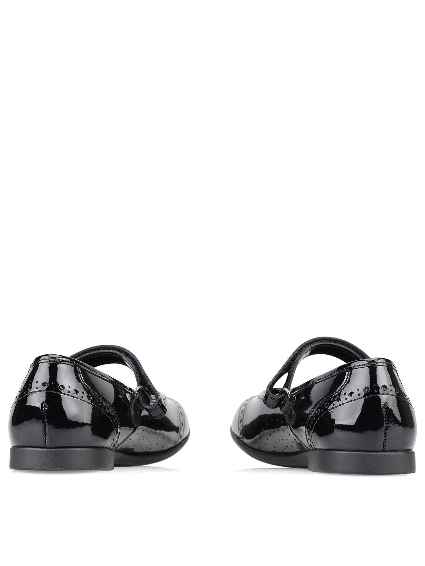 Startrite Impress Patent Leather Girls Mary Jane School Shoes Black