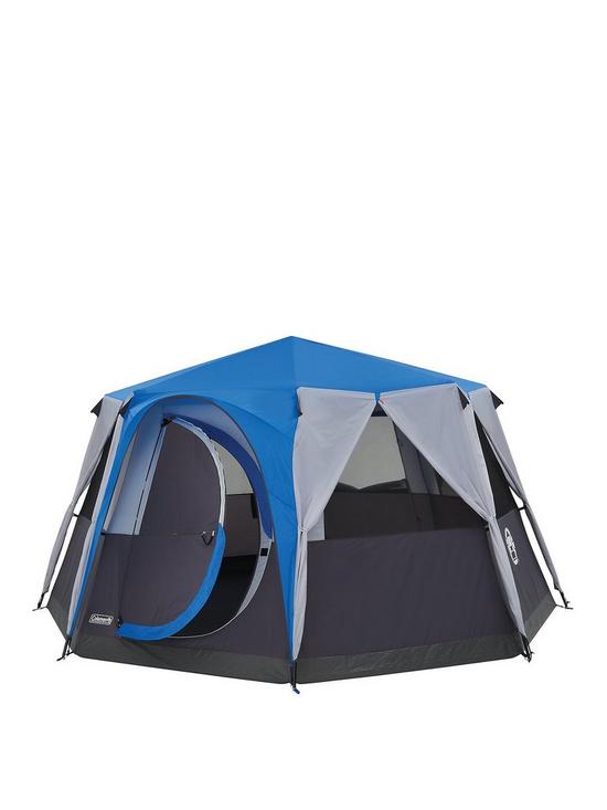 stillFront image of coleman-cortes-octagon-8-blue-glamping-tent